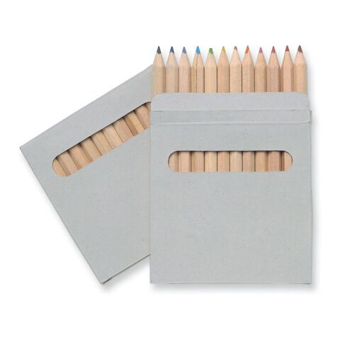 12 Buntstifte in Pappschachtel