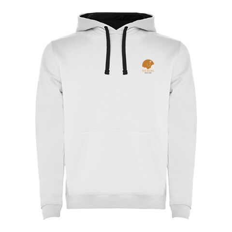 Urban Kapuzenpullover für Kinder Standard | weiss-Navy Blue | 9/10 | ohne Werbeanbringung | Nicht verfügbar | Nicht verfügbar | Nicht verfügbar