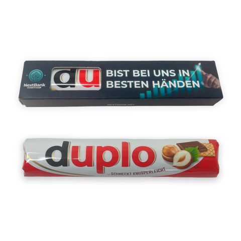 duplo Riegel im Werbeschuber Digitaldruck