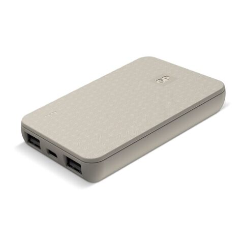 Werbeartikel GP B+ Serie Powerbank 5000 mAh – Beige – mit Logo bedruckt