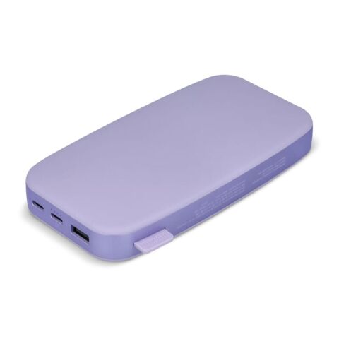Werbeartikel 2PB18100 | Fresh 'n Rebel Powerbank 18000mAh USB-C Fast Charging 20W – Transparent Lila – mit Logo bedruckt
