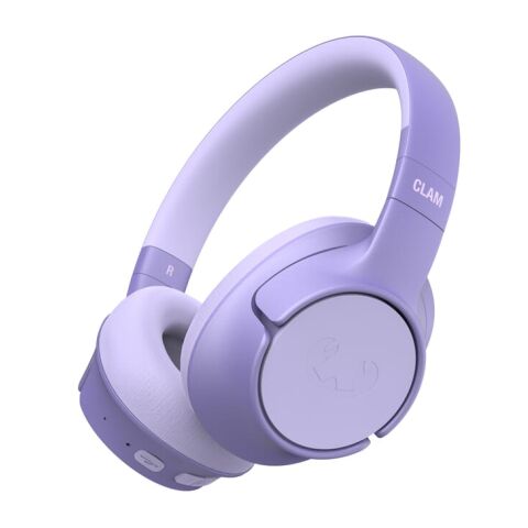 Werbeartikel 3HP3300|Fresh 'n Rebel Clam Fuse Kopfhörer ANC – Transparent Lila – mit Logo bedruckt