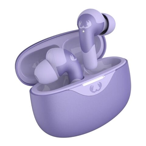 Werbeartikel 3TW3200 I Fresh 'n Rebel Twins Ace-TWS earbuds with Hybrid ANC – transparent lila – mit Logo bedruckt