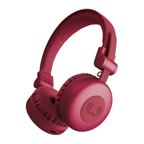 Werbeartikel 3HP1000 I Fresh 'n Rebel Code Core-Wireless on-ear Headphone – Rot Weiss – mit Logo bedruckt
