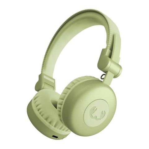 Werbeartikel 3HP1000 I Fresh 'n Rebel Code Core-Wireless on-ear Headphone – Hellgrün – mit Logo bedruckt