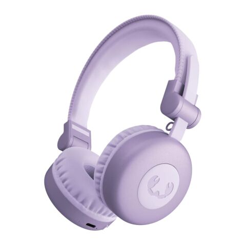 Werbeartikel 3HP1000 I Fresh 'n Rebel Code Core-Wireless on-ear Headphone – Transparent Lila – mit Logo bedruckt