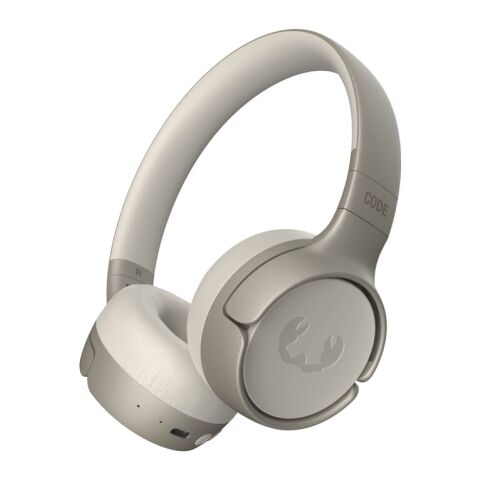 Werbeartikel 3HP1100 Code Fuse-Wireless on-ear headphone – Beige – mit Logo bedruckt