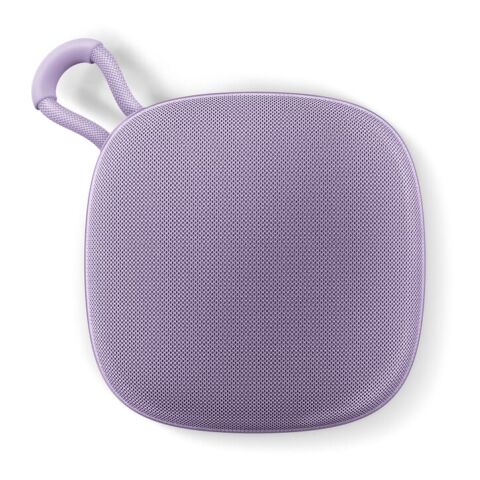 Werbeartikel Fresh n Rebel Bold S3 wasserdichter Bluetooth-Lautsprecher – Transparent Lila – mit Logo bedruckt