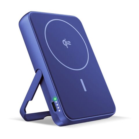 Fresh 'n Rebel Kabellose Powerbank 10000 mAh kompatibel mit MagSafe Blau Weiss | ohne Werbeanbringung | Nicht verfügbar | Nicht verfügbar
