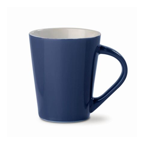 Werbeartikel Tasse Nice 270ml – blau/schwarz – mit Logo bedruckt