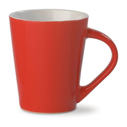 Kaffeebecher Nice hellrot 270ml Rot / Weiß | ohne Werbeanbringung | Nicht verfügbar | Nicht verfügbar | Nicht verfügbar