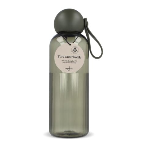 Werbeartikel Sagaform Ture Wasserflasche 600 ml – Dunkelgrün-Dunkelgrün – mit Logo bedruckt