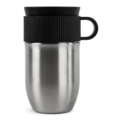 Werbeartikel Sagaform Ted isolierter Becher, 280ml auslaufsicher und spülmaschinenfest – Silber – mit Logo bedruckt