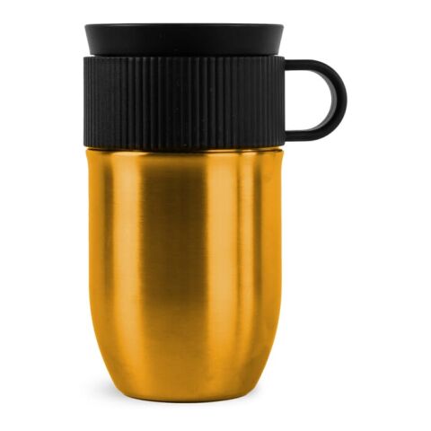 Werbeartikel Sagaform Ted isolierter Becher, 280ml auslaufsicher und spülmaschinenfest – Gold – mit Logo bedruckt
