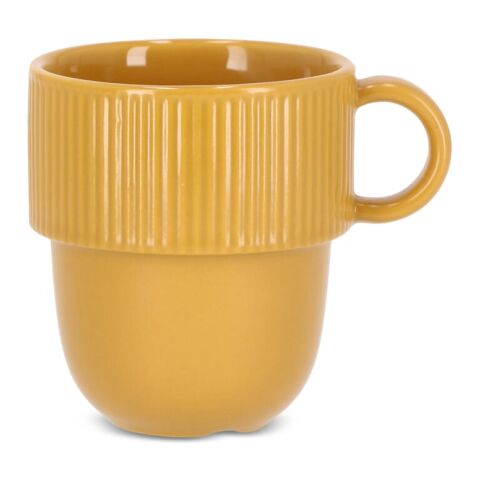 Werbeartikel Sagaform Inka Becher mit Ohr 270ml – Gelb – mit Logo bedruckt