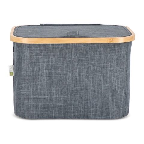 InSideOut rPET faltbarer Korb Sogne 38 x 26 x 25cm Dunkelgrau | ohne Werbeanbringung | Nicht verfügbar | Nicht verfügbar