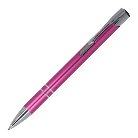 Werbeartikel Alicante matt R-AL schwarze Tinte – Rosa – mit Logo bedruckt