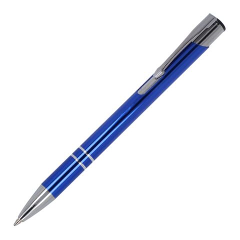 Werbeartikel Alicante glänzende R-AL schwarze Tinte – Blau Weiss – mit Logo bedruckt