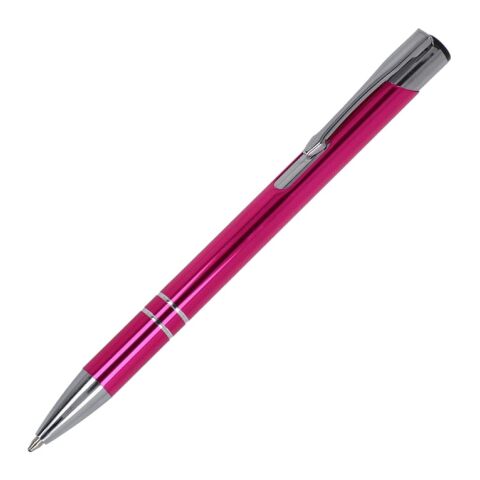 Werbeartikel Alicante glänzende R-AL schwarze Tinte – Rosa – mit Logo bedruckt