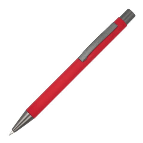 Werbeartikel New York Soft Touch R-AL blaue Tinte – Rot Weiss – mit Logo bedruckt