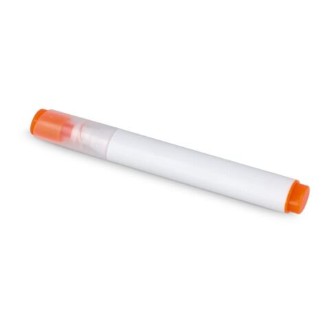 Werbeartikel Ovaler Textmarker – Orange – mit Logo bedruckt
