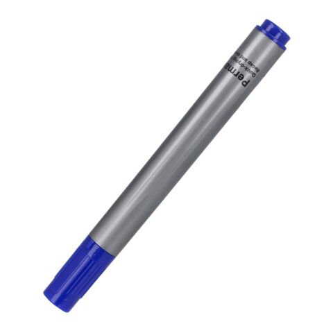 Werbeartikel Permanentmarker – Blau Weiss – mit Logo bedruckt
