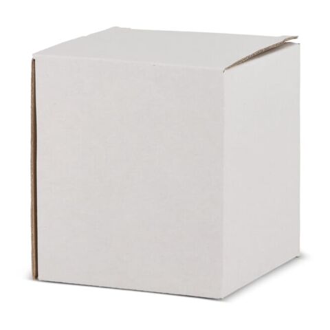 Werbeartikel FSC-zertifizierte Geschenkbox für Kaffeebecher, Made in Europe & vollflächiger Digital-Eco-Druck – Weiss – mit Logo bedruckt