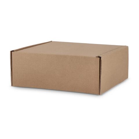 Individuell gestalteter Geschenkkarton 24,3x24,3x9,9 cm Braun | ohne Werbeanbringung | Nicht verfügbar | Nicht verfügbar