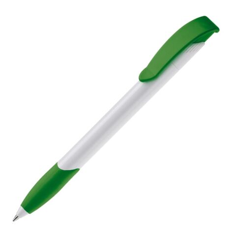Kugelschreiber Apollo Hardcolour Weiss-Grün | 1-farbiger Siebdruck | 180° vom Clip | 40 mm x 25 mm | Nicht verfügbar