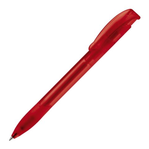 Kugelschreiber Apollo Frosty Rot Weiß | 1-farbiger Siebdruck | in Verlängerung vom Clip | 40 mm x 25 mm | Nicht verfügbar