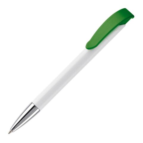 Werbeartikel KS Apollo Metall Tip HC – weiss-grün – mit Logo bedruckt