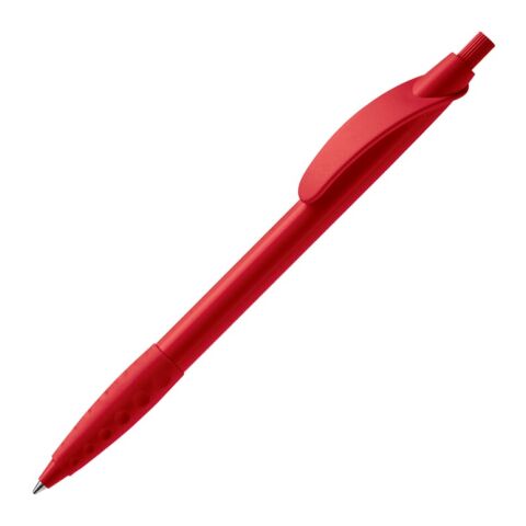 Werbeartikel Kugelschreiber Cosmo Grip HC – Rot Weiss – mit Logo bedruckt