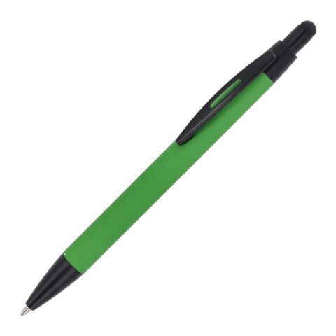Werbeartikel Kugelschreiber Alaska Softtouch mit Stylus R-AL – Hellgelb – mit Logo bedruckt