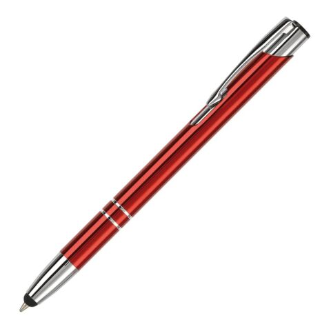 Werbeartikel Kugelschreiber Alicante Stylus – Dunkelrot – mit Logo bedruckt
