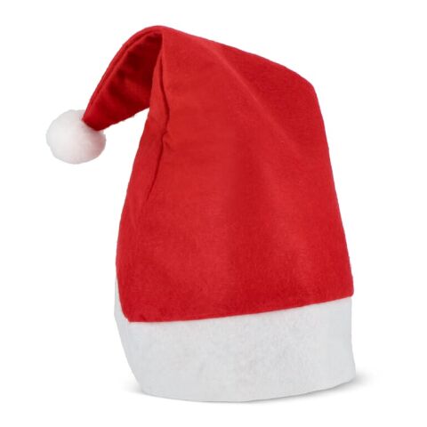 Weihnachtsmütze aus Filz Rot / Weiß | ohne Werbeanbringung | Nicht verfügbar | Nicht verfügbar
