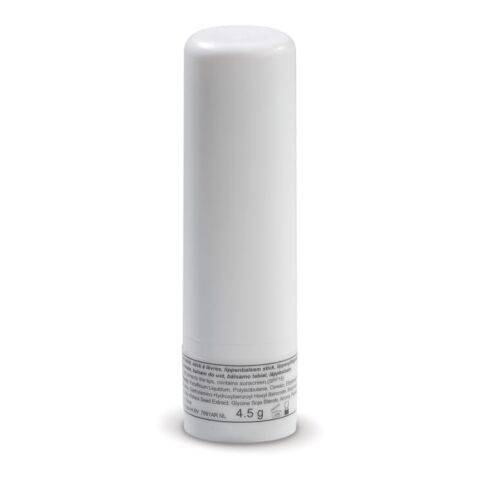 Werbeartikel Lippenpflegestift – weiss – mit Logo bedruckt