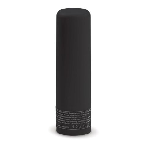 Werbeartikel Lippenpflegestift – Schwarz – mit Logo bedruckt