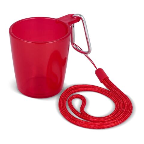 Werbeartikel Festival-Shotglas mit Lanyard – Rosa-Rosa – mit Logo bedruckt