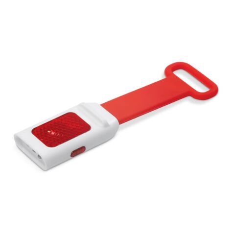 Werbeartikel Faltbares Licht – Rot Weiss – mit Logo bedruckt