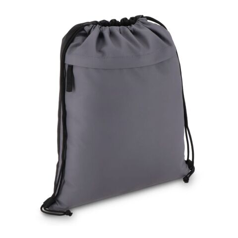 PU-beschichtete R-PET 600D Kordeltasche 33 x 42 cm