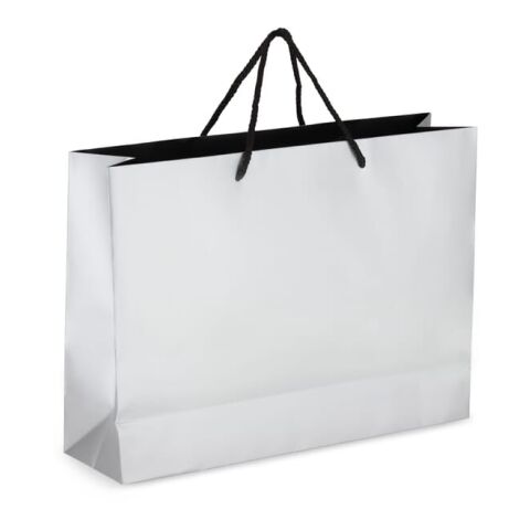 FSC Papier Geschenktasche 40 x 12 x 30cm 200g/m² Silber | ohne Werbeanbringung | Nicht verfügbar | Nicht verfügbar