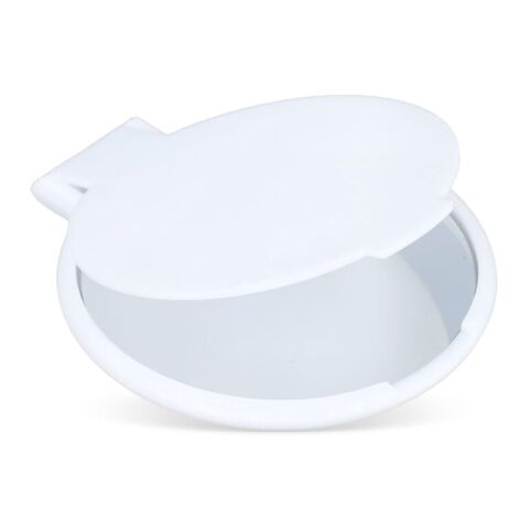 Kleiner kompakter Spiegel Charm Weiss | ohne Werbeanbringung | Nicht verfügbar | Nicht verfügbar