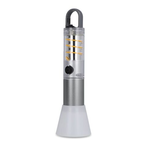 Multifunktions-Taschenlampe aus recycelten Materialien Silber | ohne Werbeanbringung | Nicht verfügbar | Nicht verfügbar