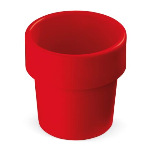 Nachhaltiger Werbeartikel Hot-but-cool Tasse mit Kirschtomatenamen – Rot Weiss – mit Logo bedruckt