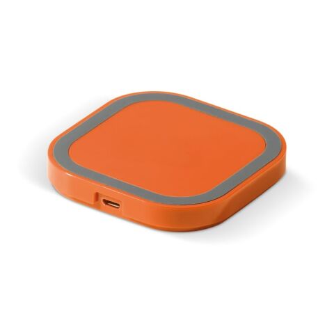 Kabellose Ladestation 5W Orange | ohne Werbeanbringung | Nicht verfügbar | Nicht verfügbar | Nicht verfügbar