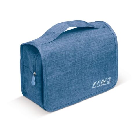 Werbeartikel Reisebedarf, Toilettenartikel-Set – Hellblau – mit Logo bedruckt