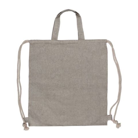 Tasche/Beutel mit Kordelzug aus recycelter Baumwolle 38x42cm Hellgrau | ohne Werbeanbringung | Nicht verfügbar | Nicht verfügbar | Nicht verfügbar