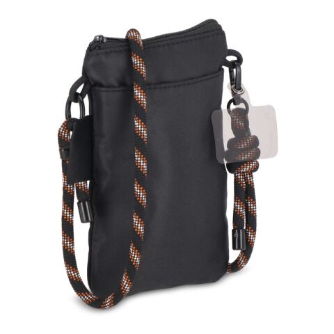 Crossbody Beutel mit Paracord Gurt schwarz | ohne Werbeanbringung | Nicht verfügbar | Nicht verfügbar