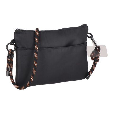 Crossbody Tasche mit Paracord-Gurt schwarz | ohne Werbeanbringung | Nicht verfügbar | Nicht verfügbar