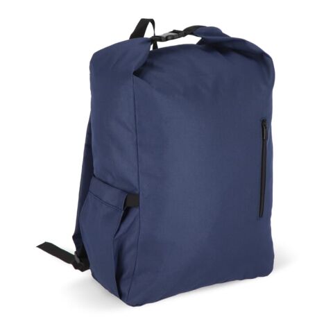 R-PET 600D Rolltop-Rucksack 20L Dunkelblau | ohne Werbeanbringung | Nicht verfügbar | Nicht verfügbar
